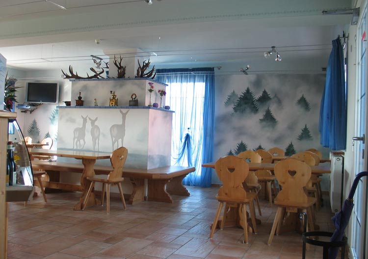 il bar allestito