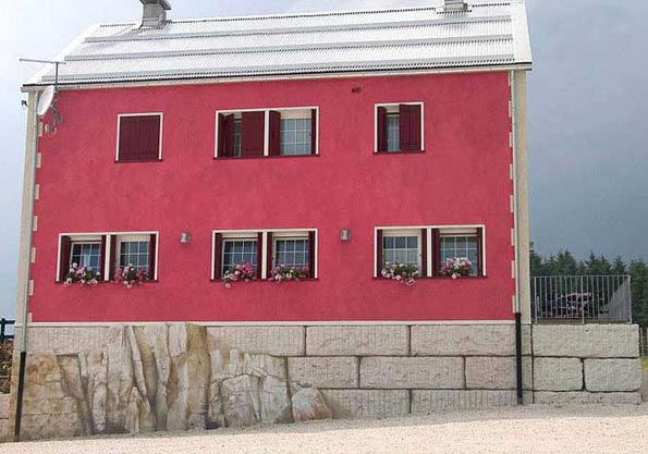 Il trompe l'oeil completato